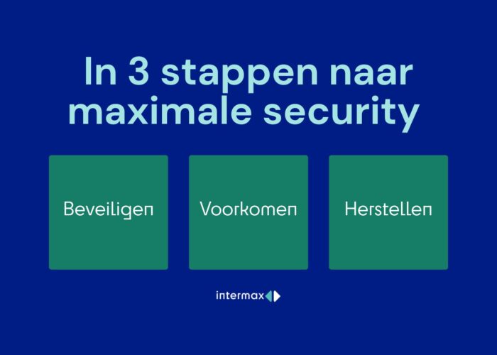 In drie stappen naar maximale security voor jouw IT-omgeving.